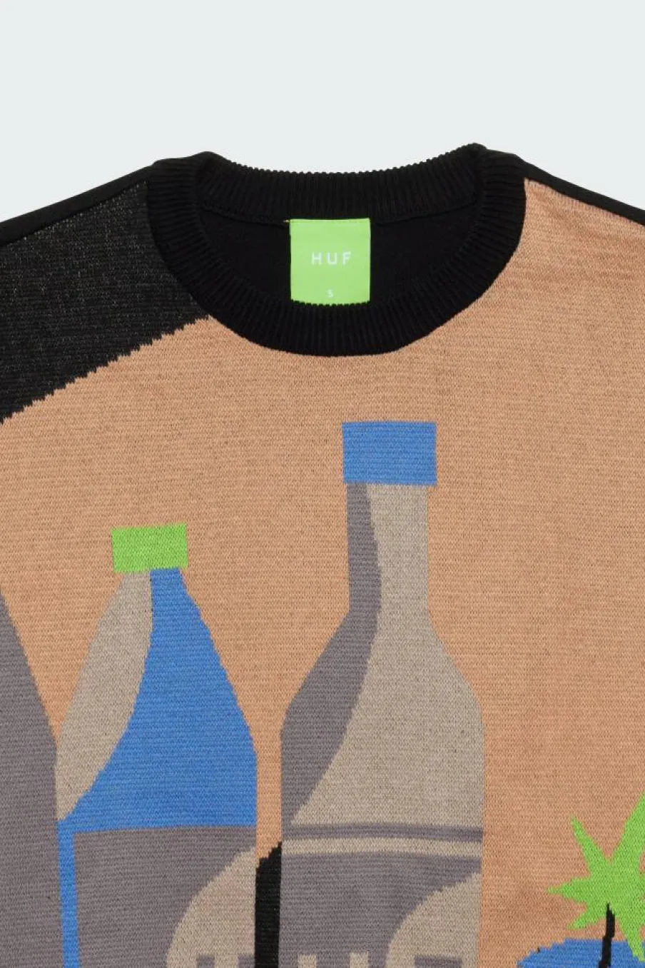 STILL LIFE CREW - pull | Noir*HUF