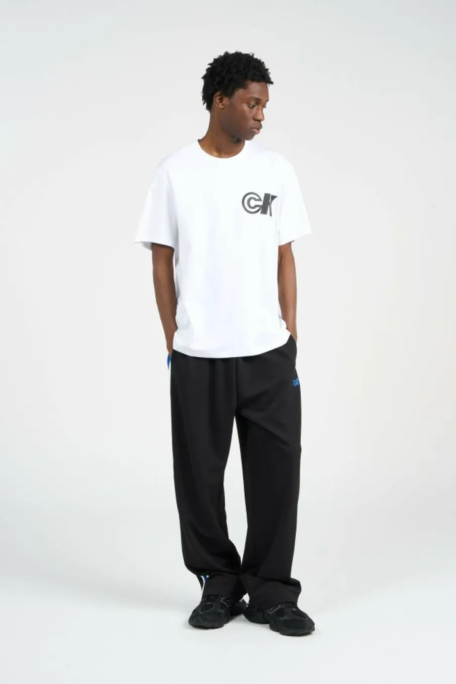 STRETCH TWILL TRACK - Jogging | Noir*CALVIN KLEIN Hot