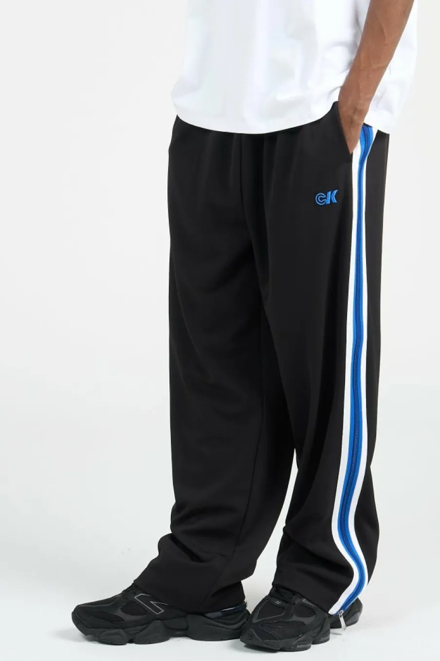 STRETCH TWILL TRACK - Jogging | Noir*CALVIN KLEIN Hot
