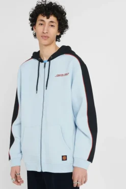 Strip Racer Zip Hood - Hoodie zippé | Noir*SANTA CRUZ Best