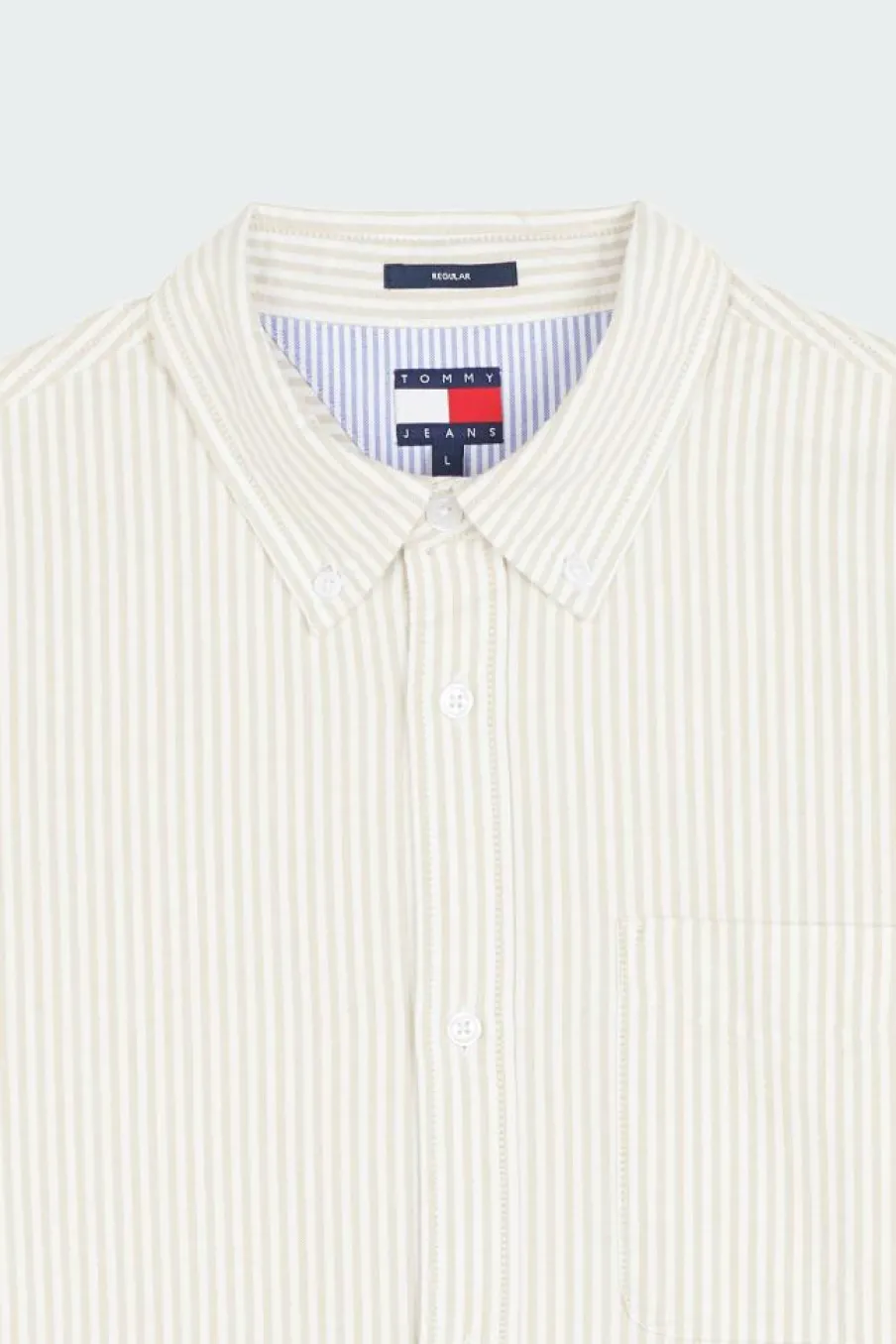STRIPE OXFORD - Chemise | Beige*TOMMY JEANS Best