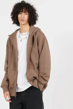 SUMMERDALE ZI - Hoodie zippé | Marron*DICKIES Best