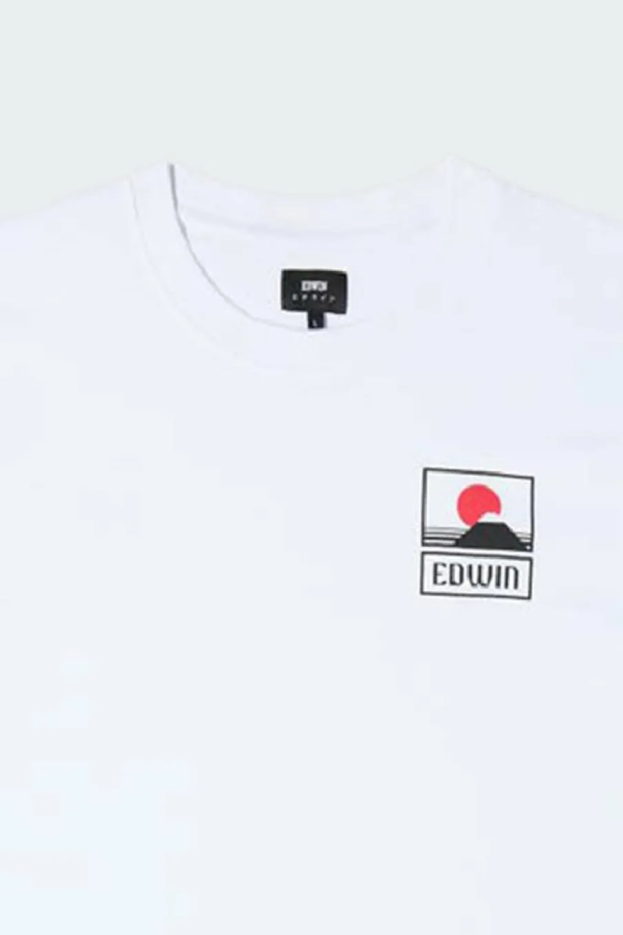 SUNSET ON - T-shirt | Blanc*EDWIN Outlet