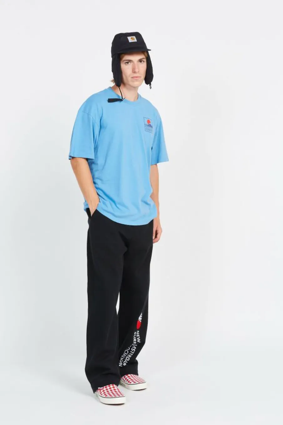 SUNSET ON - T-shirt | Bleu*EDWIN Hot