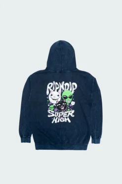 SUPER HIGH - Hoodie | Bleu*RIPNDIP