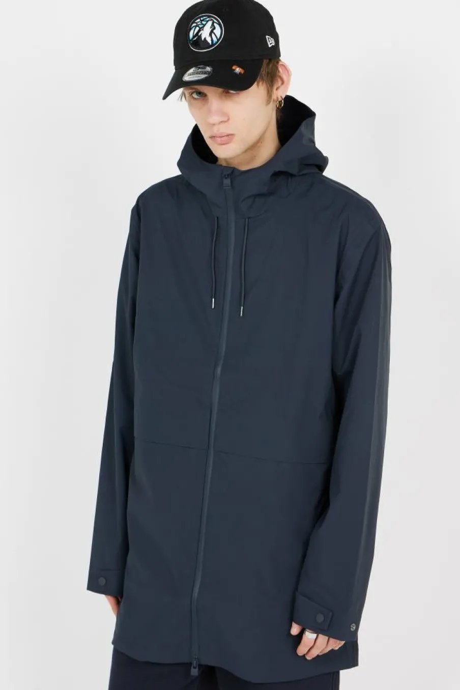 SUVA HARDSHELL LONG JACKET W3 - Coupe-vent | Bleu*RAINS Discount