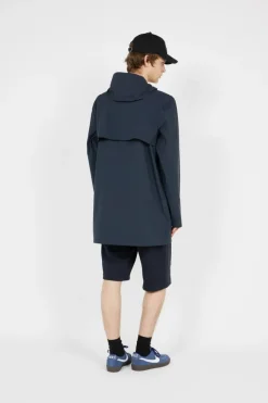 SUVA HARDSHELL LONG JACKET W3 - Coupe-vent | Bleu*RAINS Discount