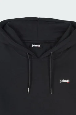 SWCASUAL2 - Hoodie | Noir*SCHOTT Discount