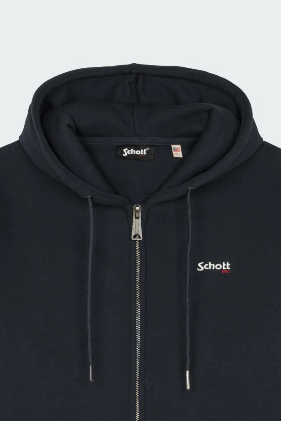 SWCASUAL3 - Hoodie zippé | Bleu*SCHOTT Discount