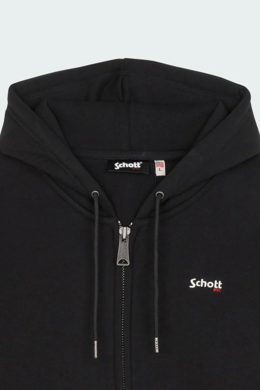 SWCASUAL3 - Hoodie zippé | Noir*SCHOTT Online