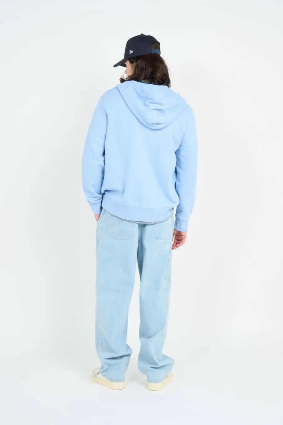 Sweat à capuche zippé en molleton bouclé - Hoodie zippé | Bleu*POLO RALPH LAUREN Discount