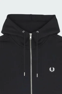 Sweat - Hoodie zippé | Noir*FRED PERRY Online