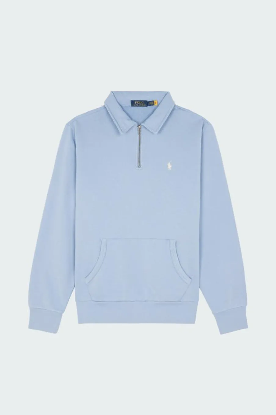 Sweat demi-zippé en coton bouclé - Sweartshirt | Bleu*POLO RALPH LAUREN Online