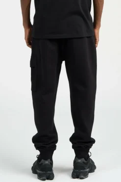 SWEATPANTS CARGO PANT IN DIAGONAL RAISED FLEECE - Jogging | Noir*C.P. COMPANY Clearance