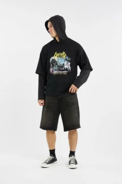 TALE HOODIE AGE - T-shirt | Noir*WASTED Sale