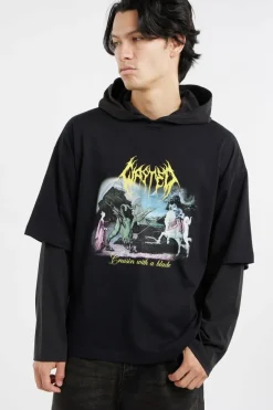 TALE HOODIE AGE - T-shirt | Noir*WASTED Sale