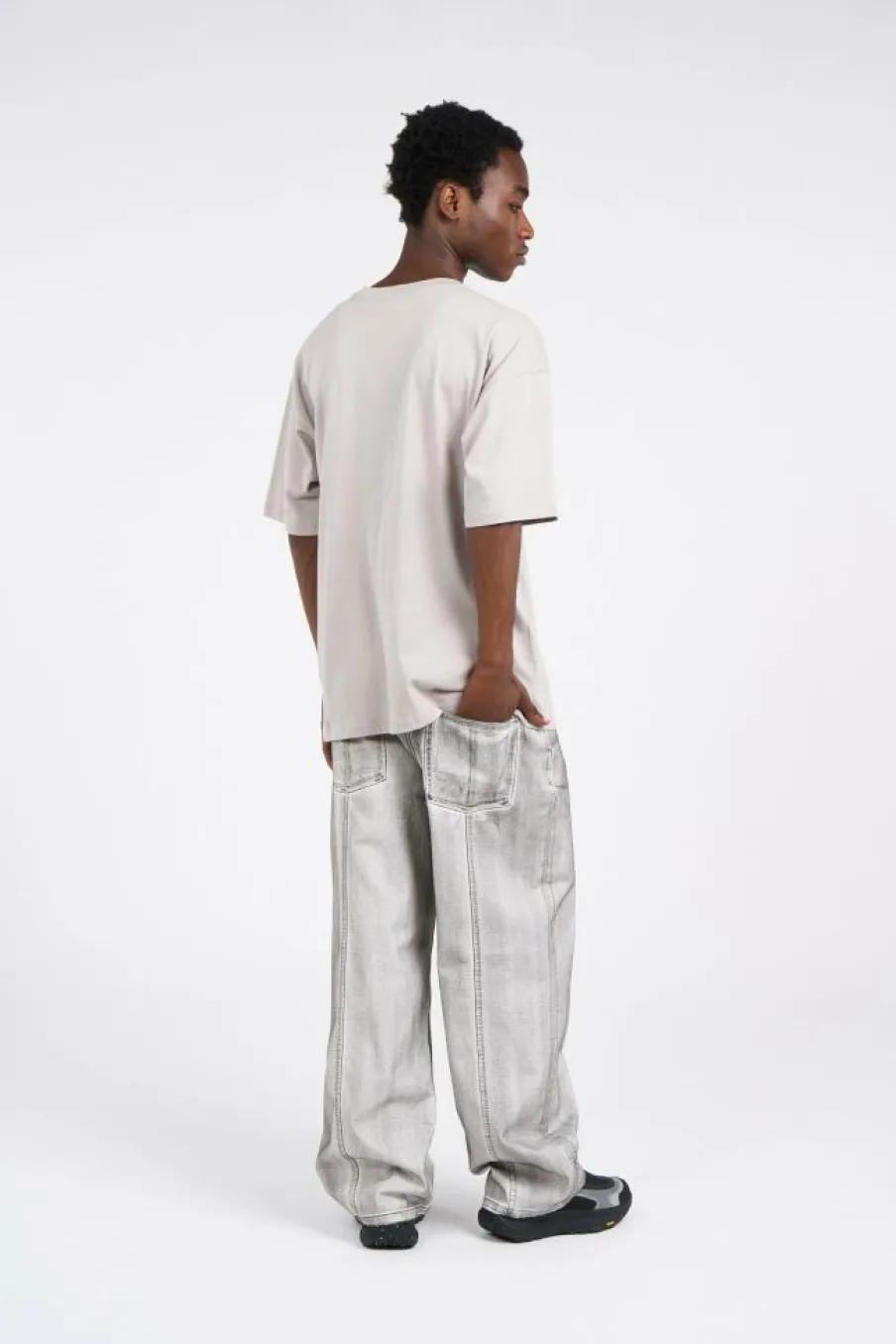 T-BOXT BLEACH - T-shirt | Gris*DIESEL New