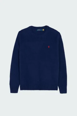 Textured Crewneck Sweater - Pull | Bleu*POLO RALPH LAUREN