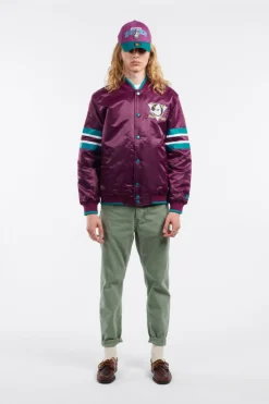 THE SCOUT VARSITY SATI - Bomber | Rouge*STARTER Sale
