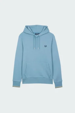 TIPPED - hoodie | Bleu*FRED PERRY Outlet