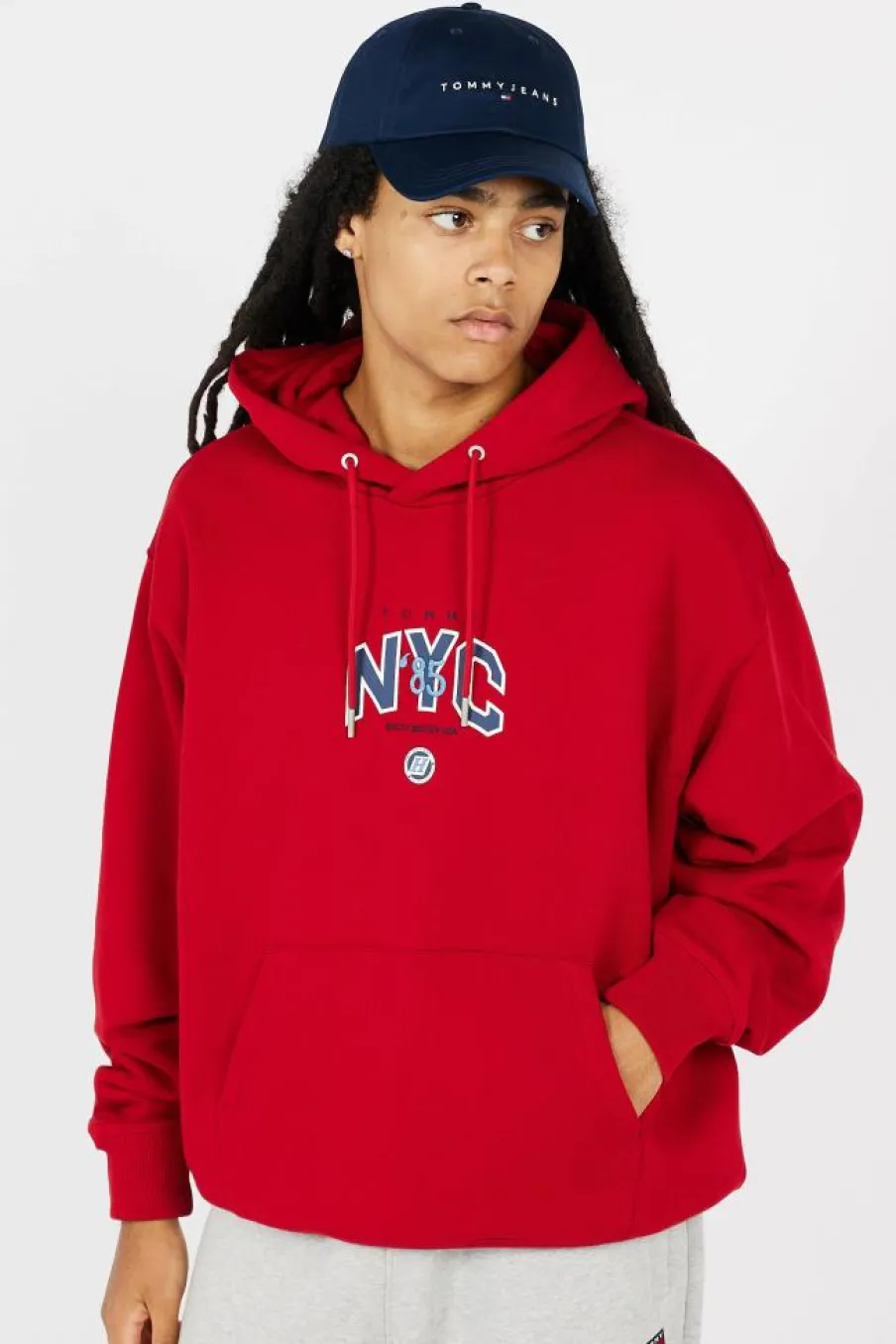 TJ GAME DAY LOGO - Hoodie | Rouge*TOMMY JEANS Online
