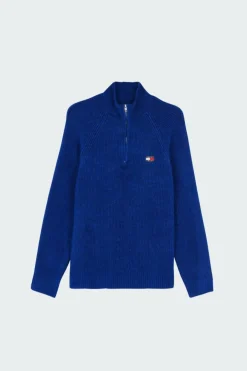 TJM REG 1/4 ZIP - Pull | Bleu*TOMMY JEANS