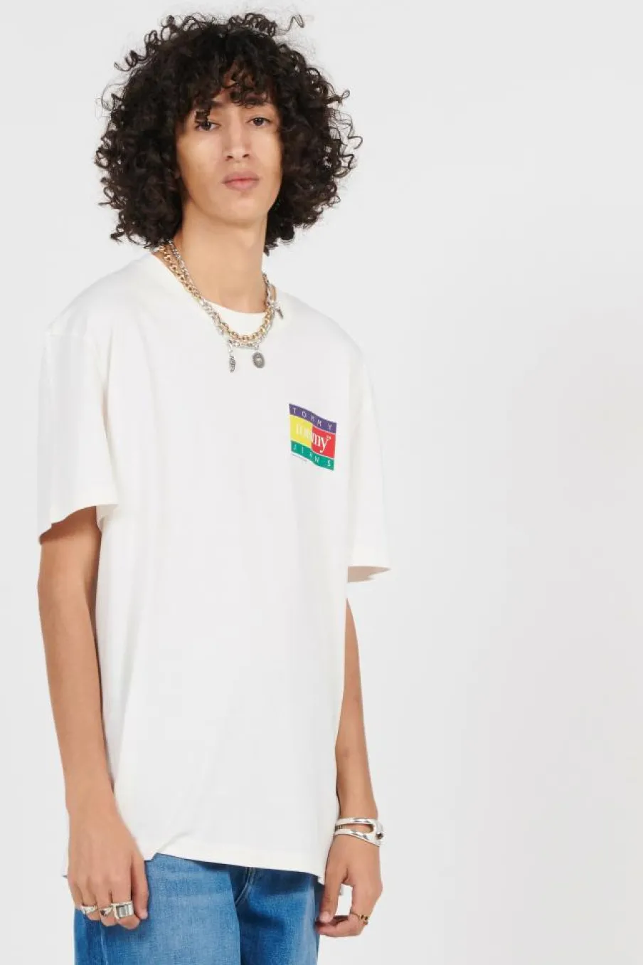 TJM REG POP COLOR - T-shirt | Blanc*TOMMY JEANS Online
