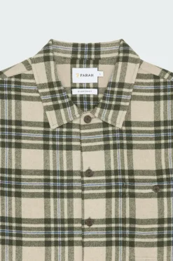 TORINO LS CHECK - Chemise | Marron*FARAH Sale
