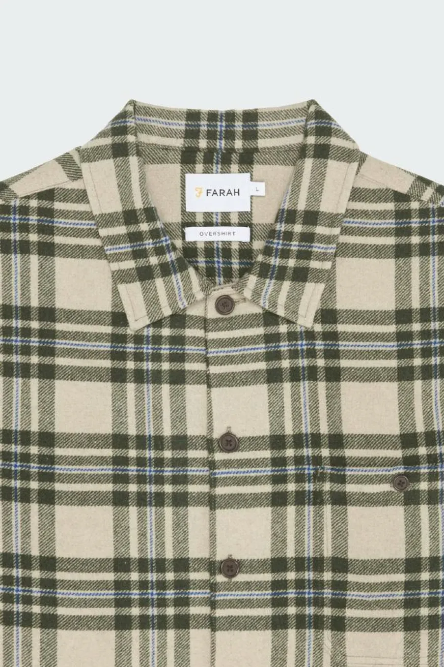 TORINO LS CHECK - Chemise | Marron*FARAH Sale