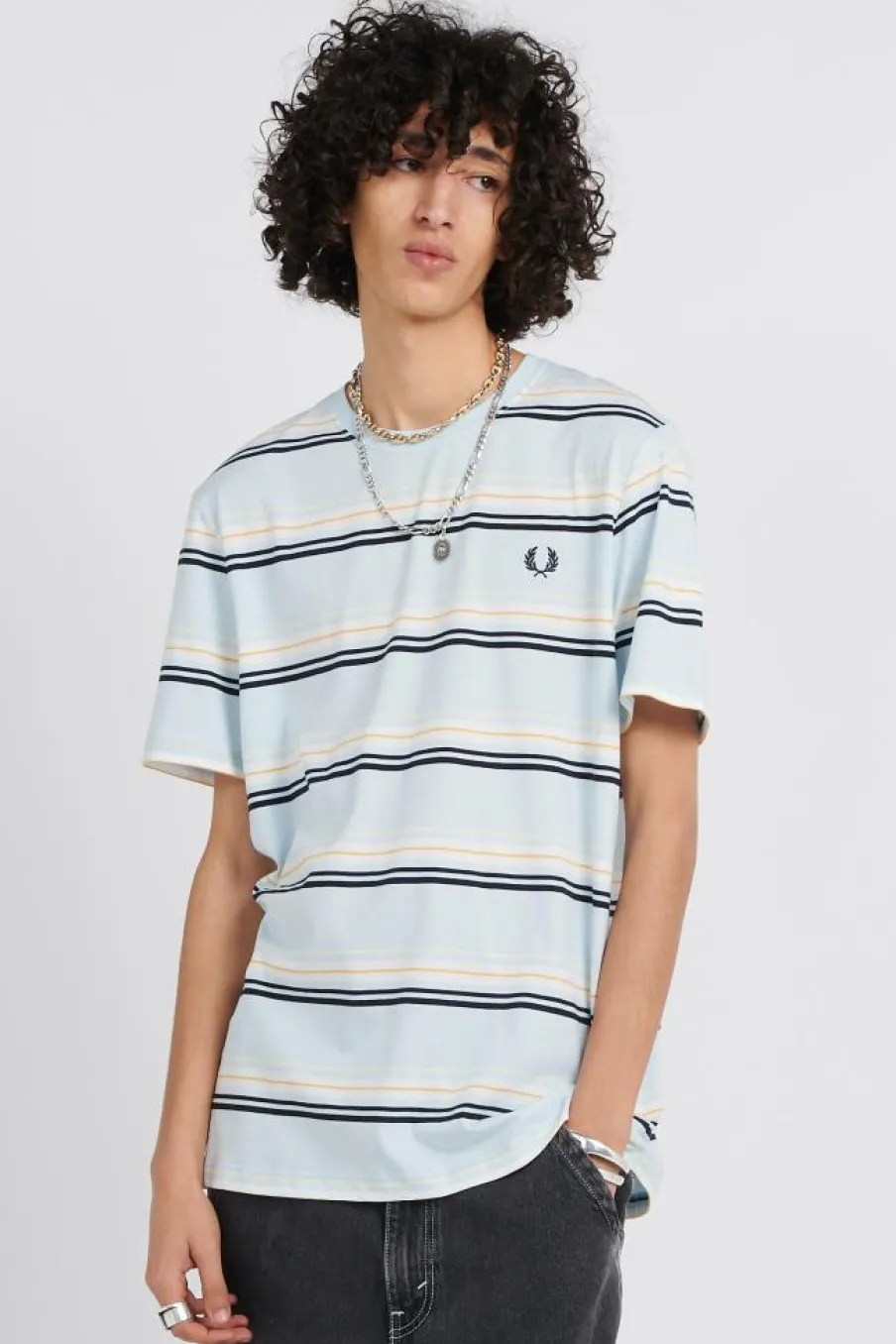T-shirt | Bleu*FRED PERRY Online