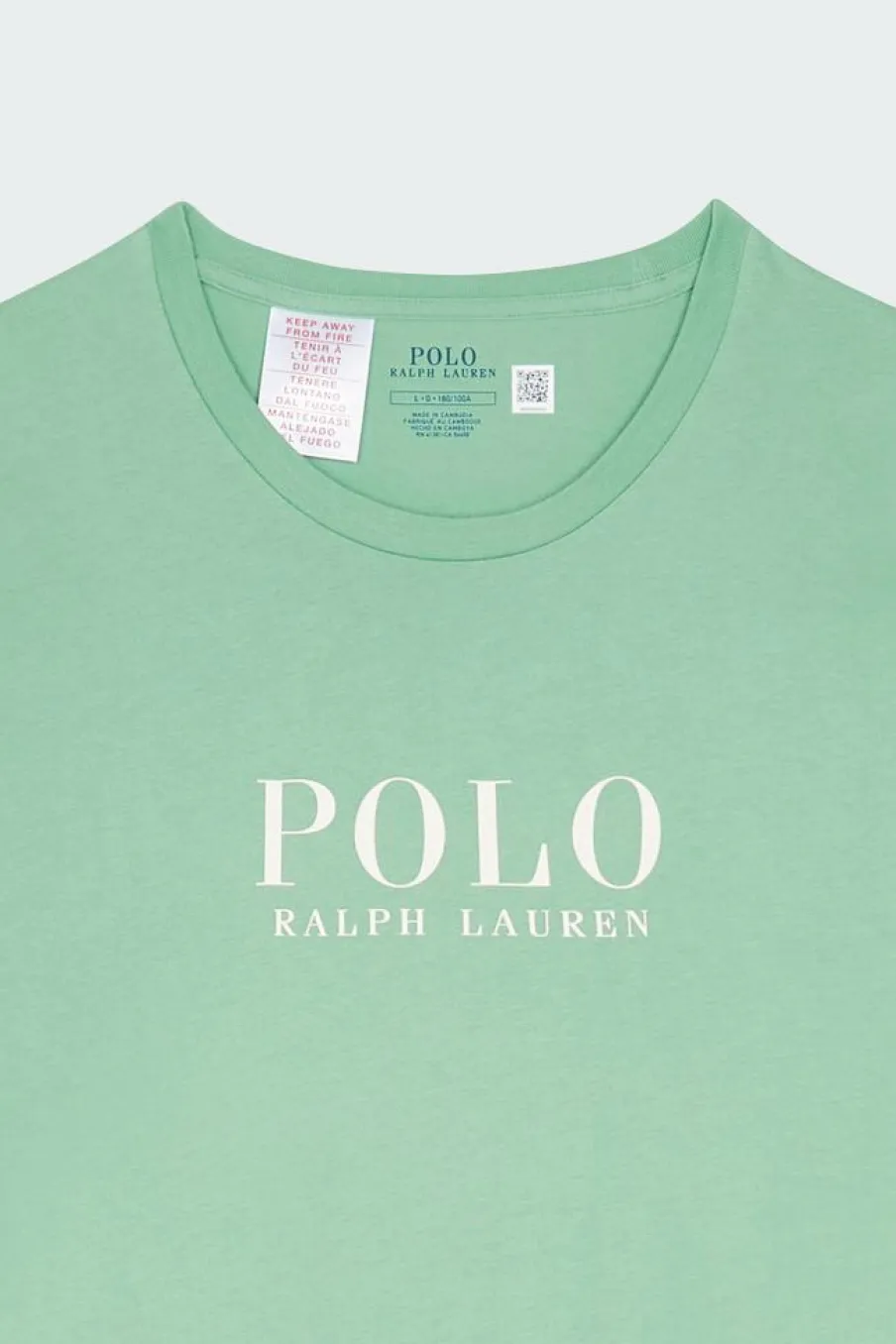 T-shirt de nuit logo en jersey de coton - T-shirt | Vert*POLO RALPH LAUREN New