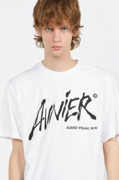 T-Shirt Source White Signature - T-shirt | Blanc*AVNIER Discount