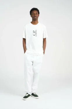 T-SHIRTS SHORT SLEEVE IN JERSEY 30/1 - T-shirt | Blanc*C.P. COMPANY Hot