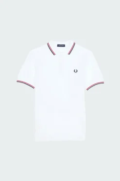 TWIN TIPPED - Polo | Blanc*FRED PERRY Discount