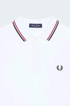 TWIN TIPPED - Polo | Blanc*FRED PERRY Discount