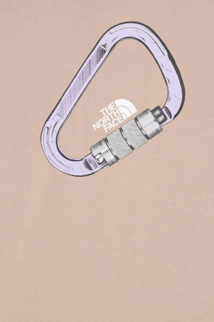 U EXPLORE CARABINER RELAXED S/S TEE - T-shirt | Beige*THE NORTH FACE