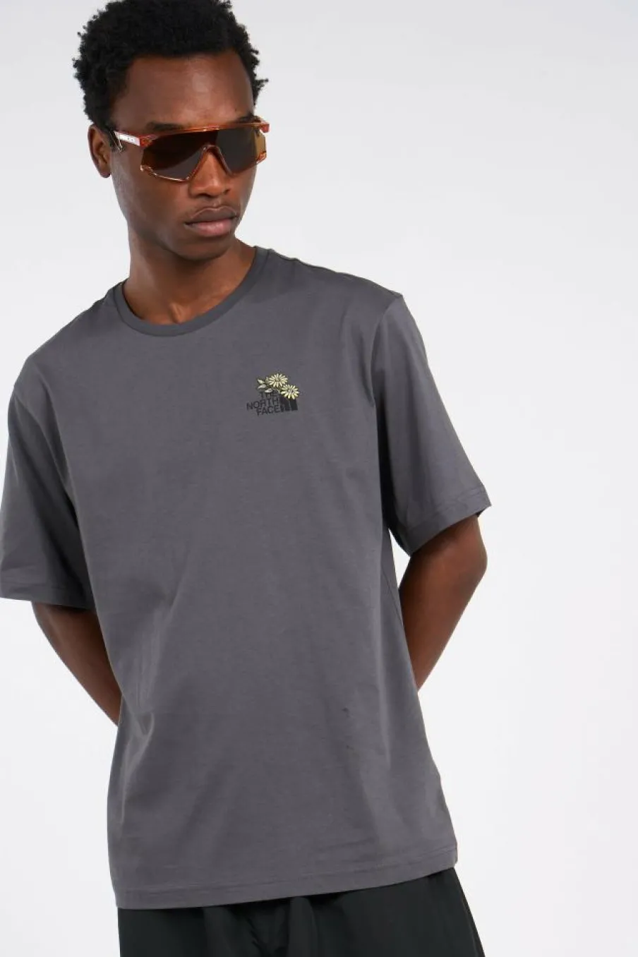 U FLOWER DOME RELAXED S/S TEE - T-shirt | Gris*THE NORTH FACE New