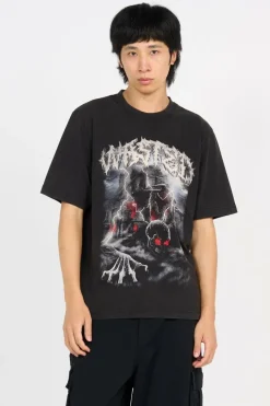 UNDEAD - T-shirt | Noir*WASTED Discount