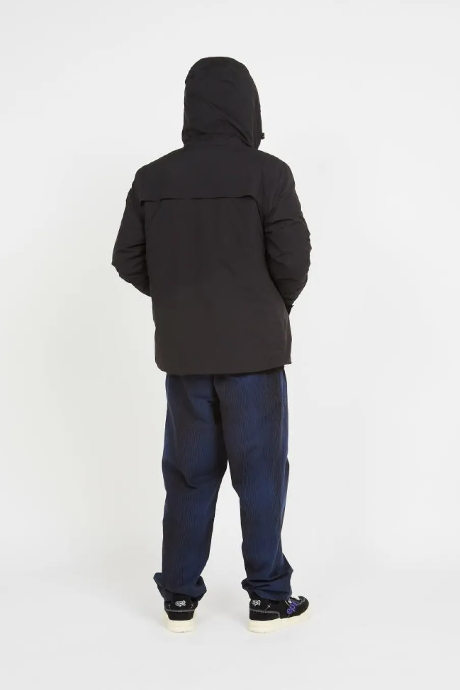 VESTE TECH LEGERE CAPUCHE COUTURES SOUDEES - Doudoune | Noir*SCHOTT