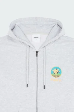 Vigie Zip Hood Heather - Hoodie zippé | Gris*PARLEZ Hot