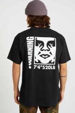 WARNING - T-shirt | Noir*OBEY Hot