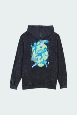 WARP ZONE - Hoodie | Noir*TEALER