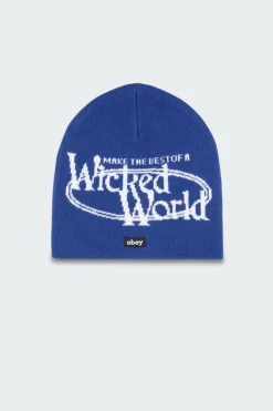 WICKED WORLD - Bonnets | Bleu*OBEY