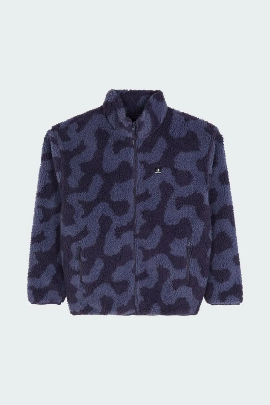 WORDMARK FULL ZIP SHERPA AOP - Veste | Violet*CONVERSE Online