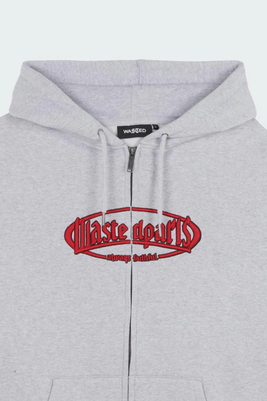 YARD BOXY ZIP HOODIE - Hoodie zippé | Gris*WASTED Online