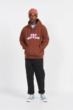 YEAR HOOD HD SEP - Hoodie | Marron*OBEY Discount