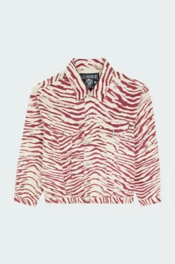 ZEBRA PRINT DENIM JACKET - Veste | Rose*BILLIONAIRE BOYS CLUB Hot