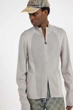 ZIP CARD - Gilet | Gris*DAILY PAPER Outlet