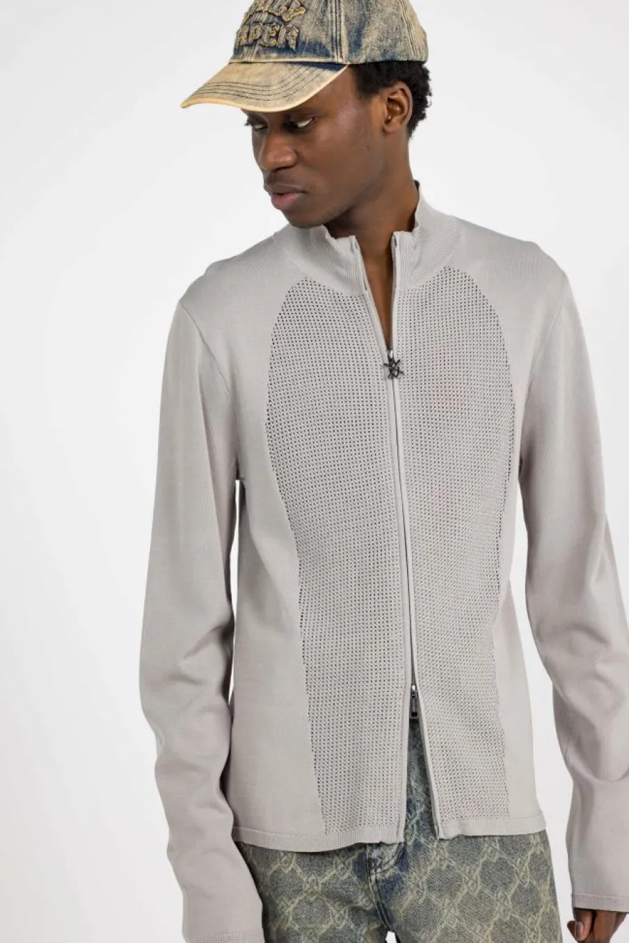 ZIP CARD - Gilet | Gris*DAILY PAPER Outlet